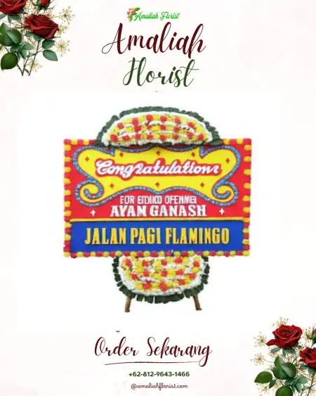 Sewa Papan Bunga Muara Belida